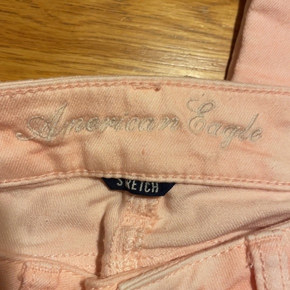 American Eagle Pink Tiedye Jeggings - Picture 5 of 6